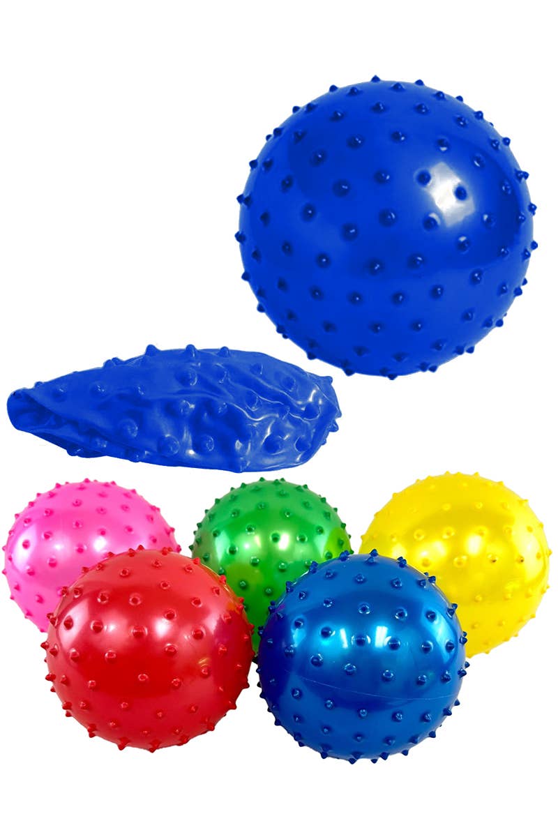 Spiky Puffer Bouncy 6" Sensory Knobby Balls