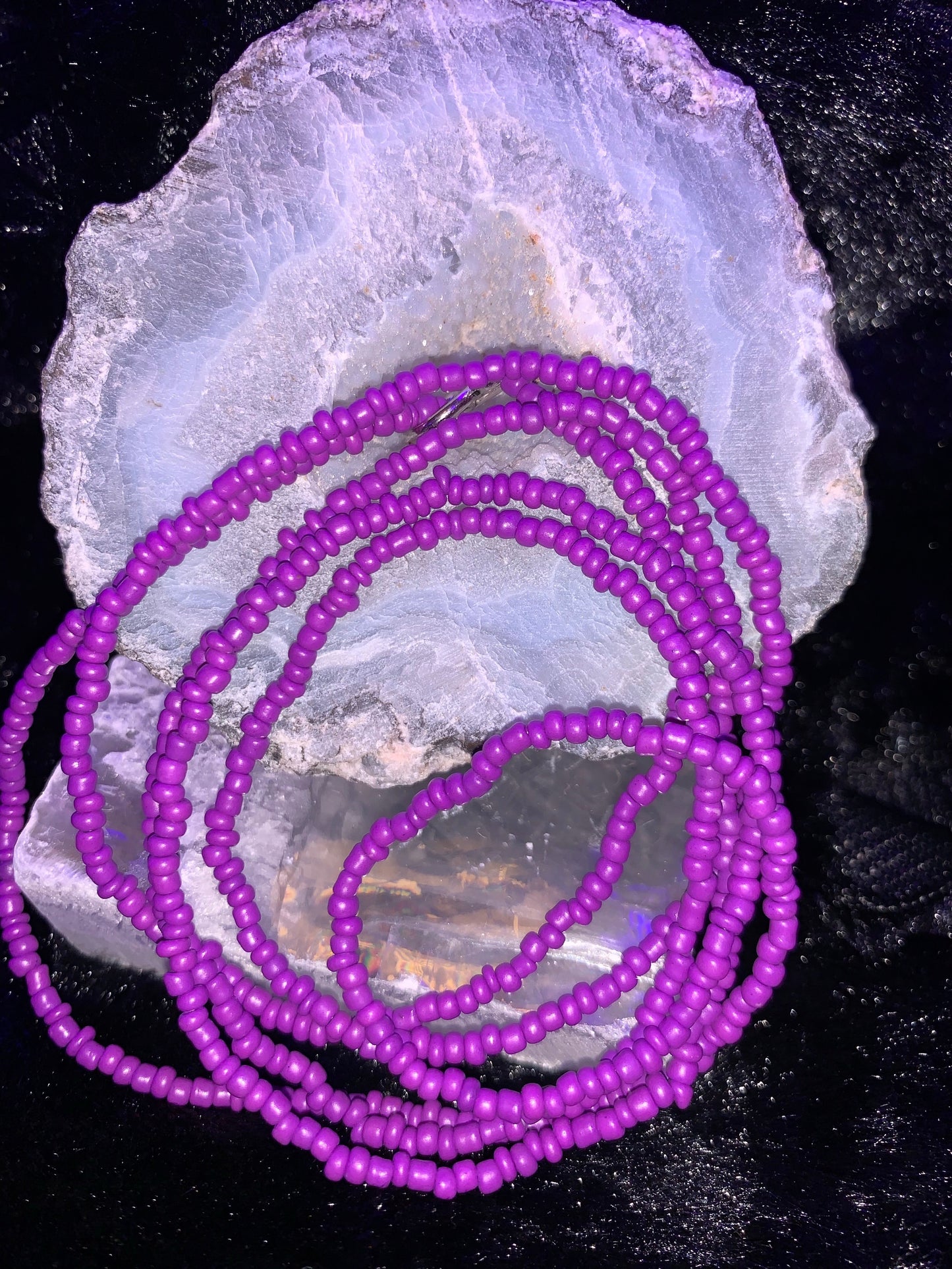 Solid Color Tie On Waist Beads