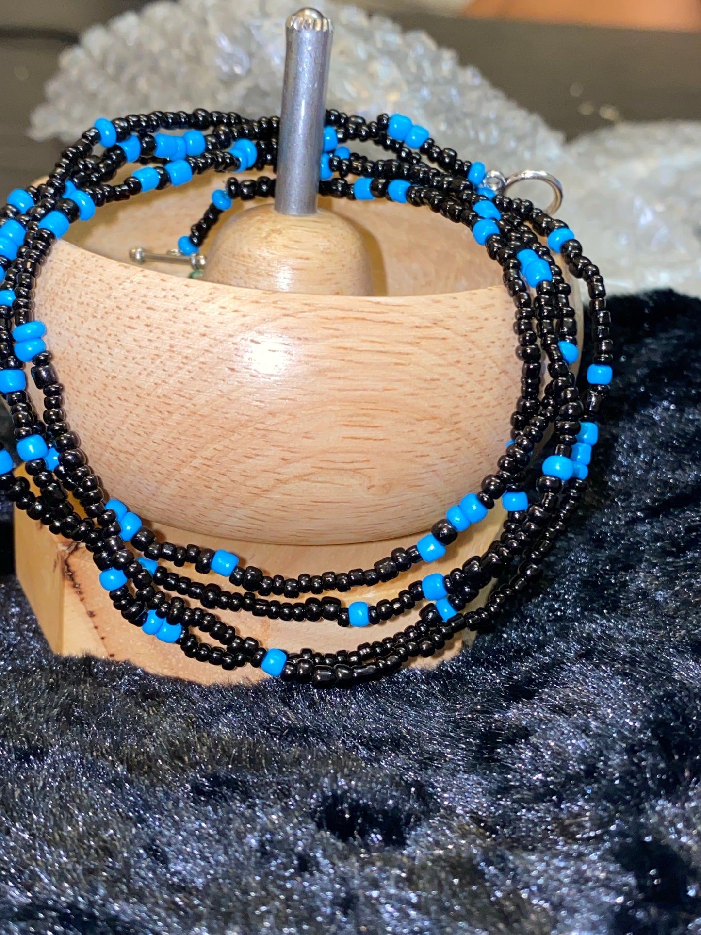 Carolina Panther Waist Beads