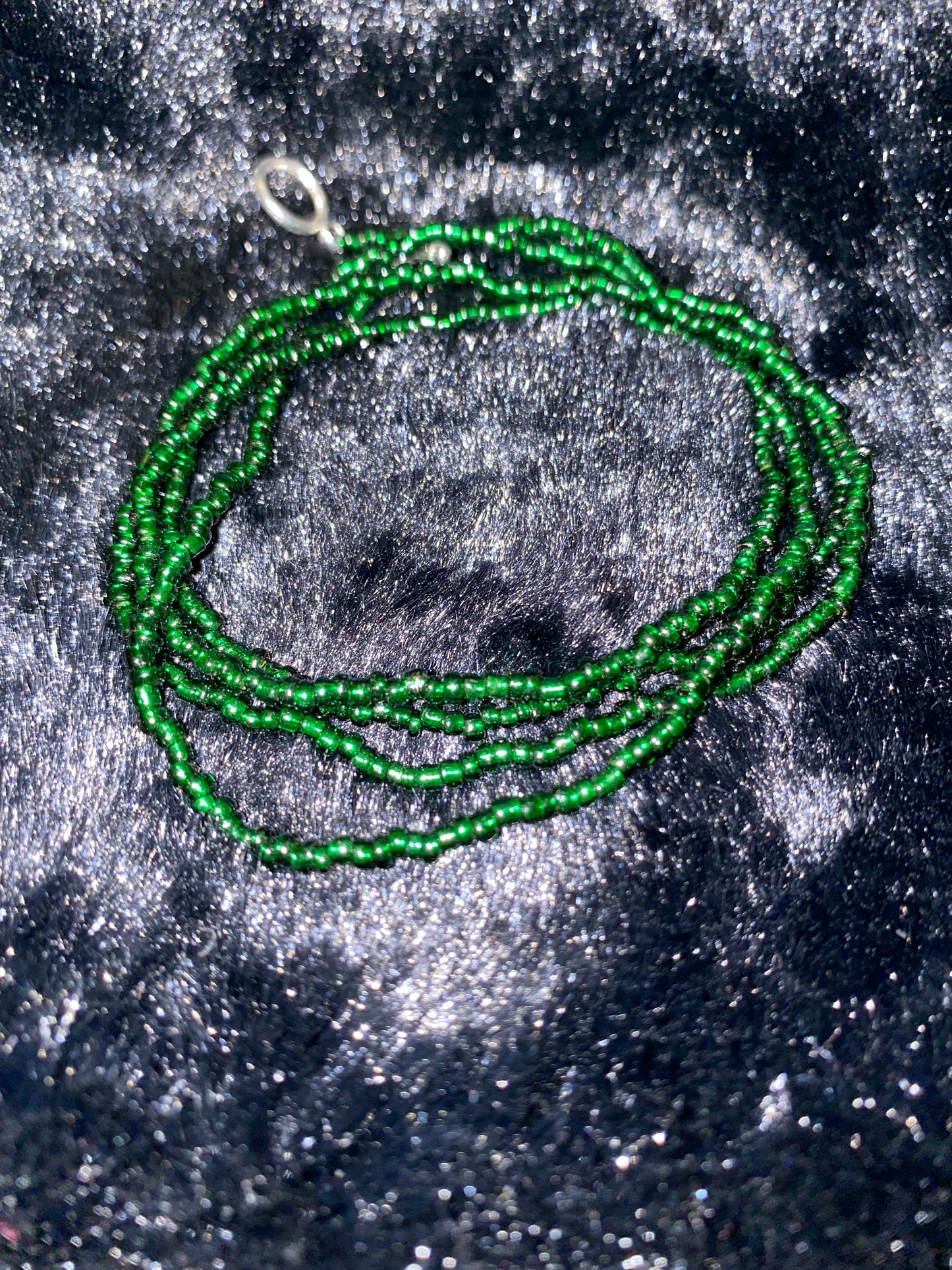 Green Goddess Waist Beads