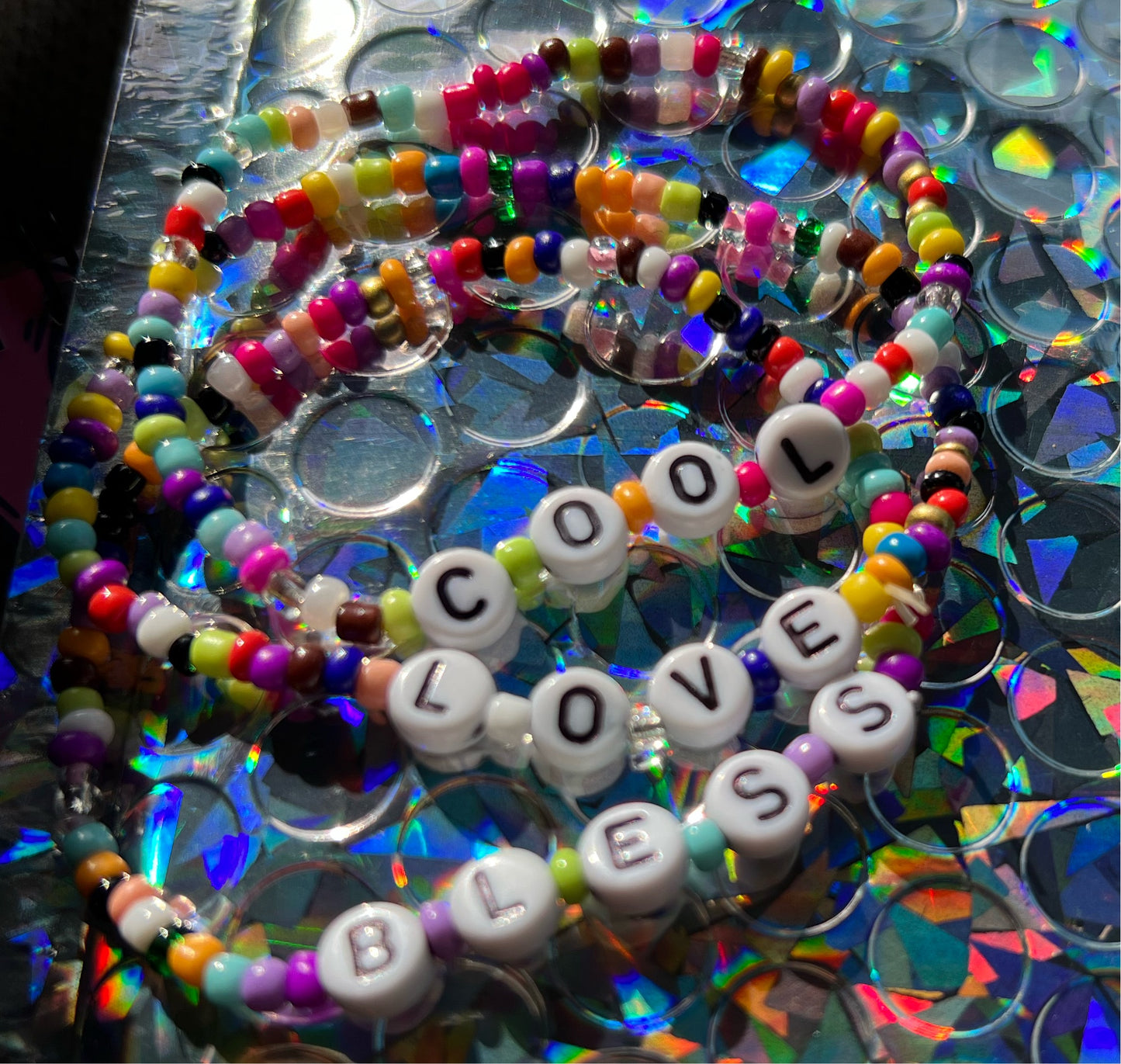Love. Cool. Bless Kids Bracelet Set