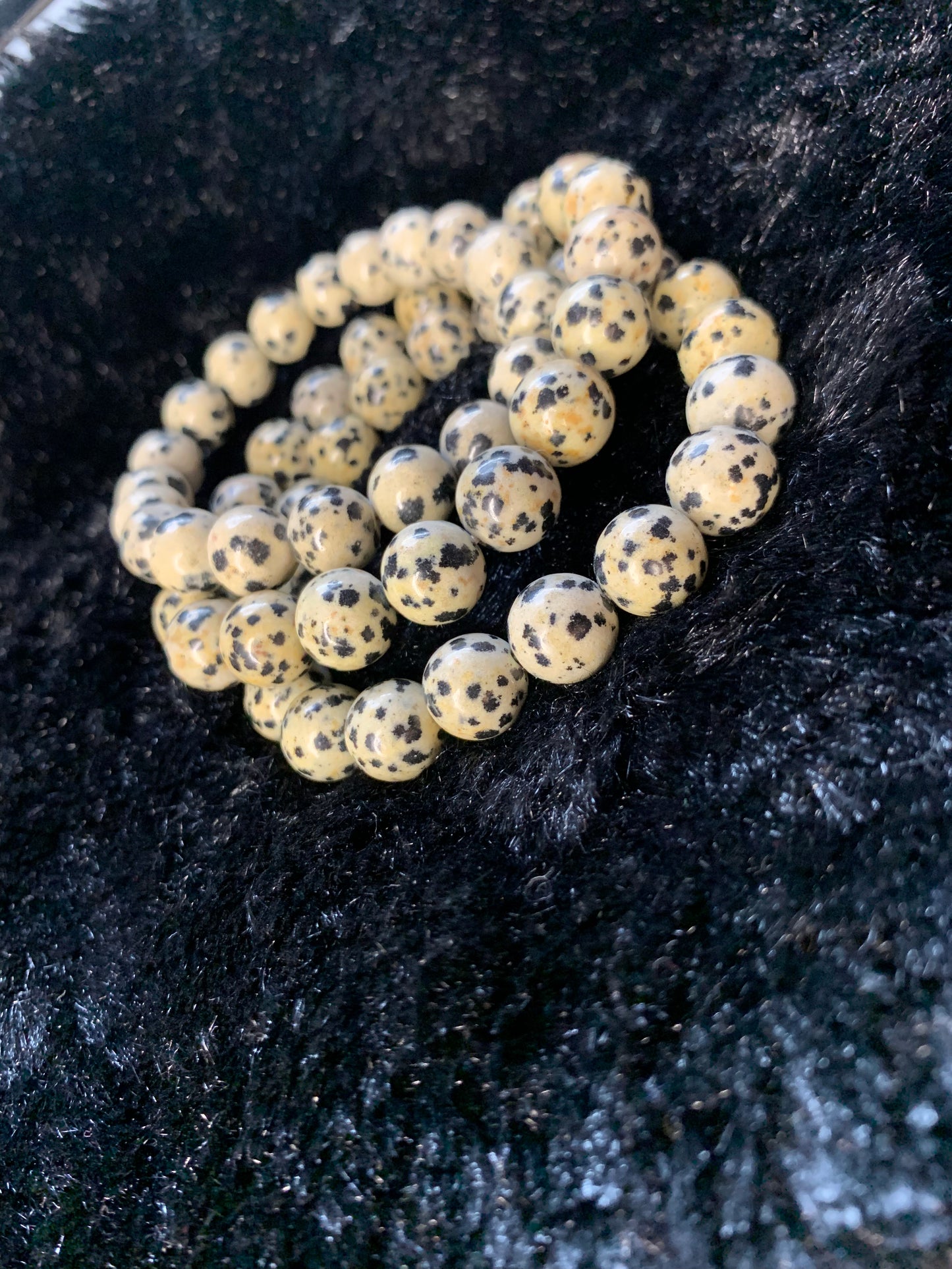 Dalmatian Stone Bracelet