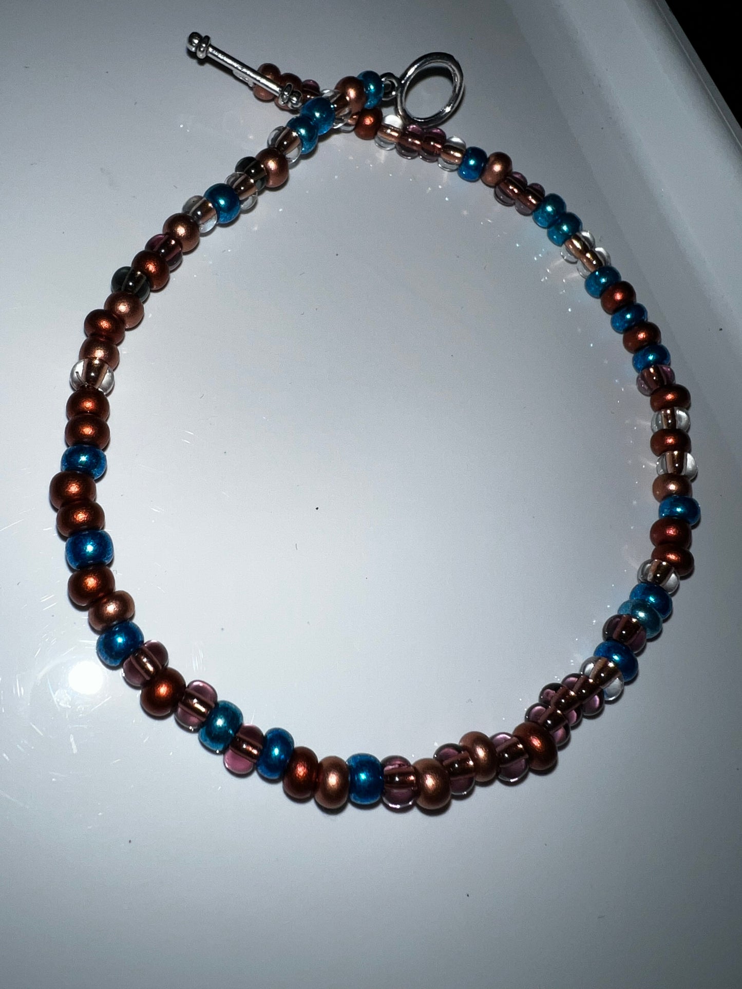 Rusty Blues Anklet