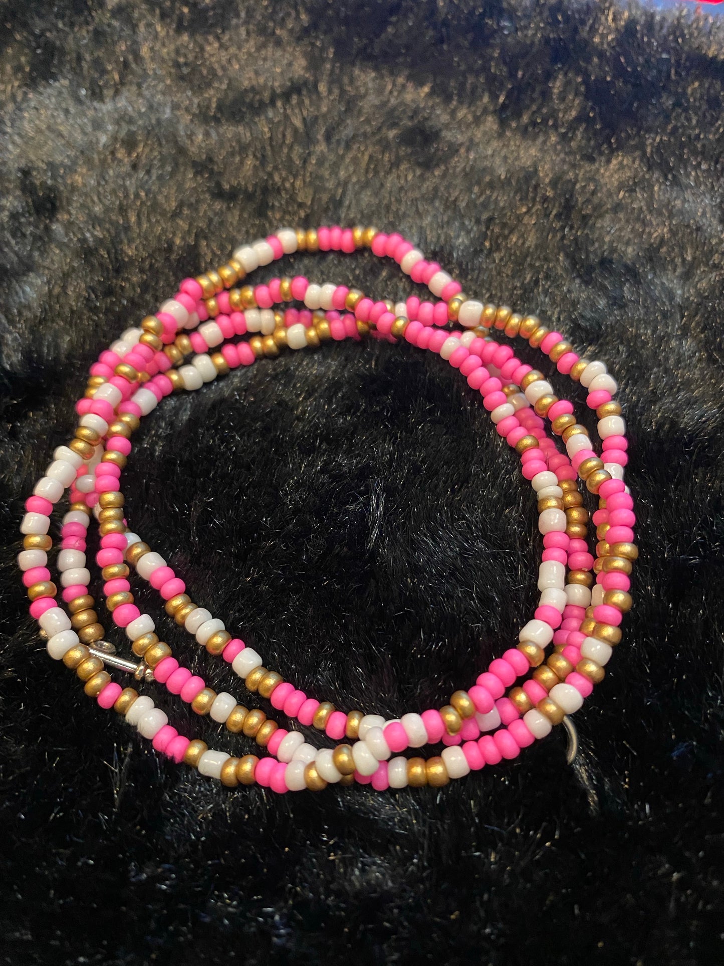 Poppin Pink Waist Beads